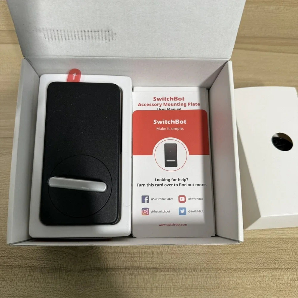 SwitchBot Smart Lock Bluetooth Electronic Deadbolt Keyless Entry Door Lock Black